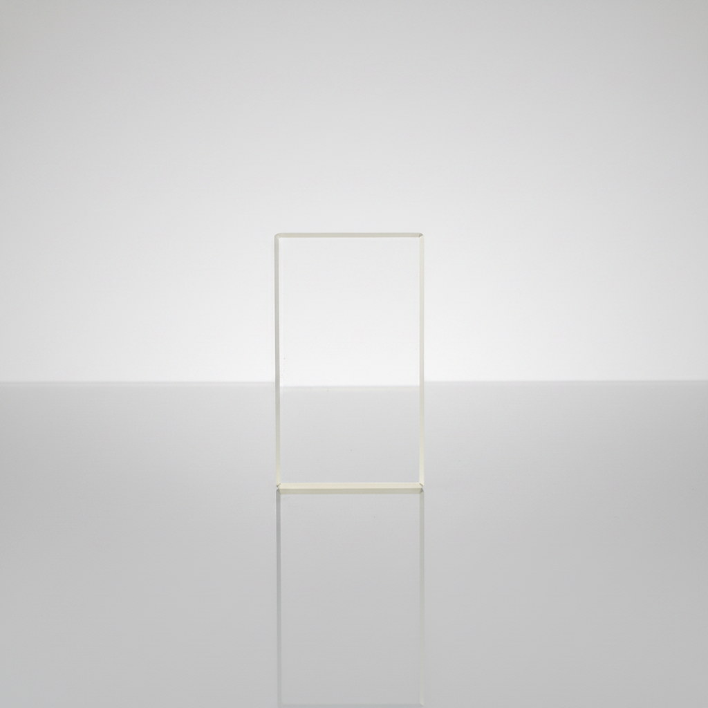 Clear plastic sheet with a textured surface