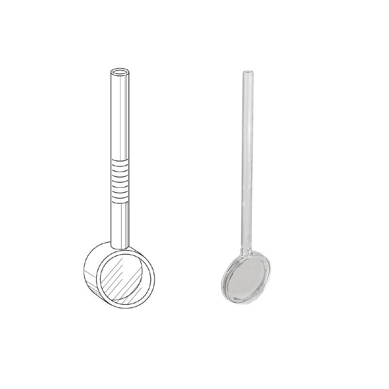 Type 37 Cylindrical Cuvettes with Long Outlet 【Glass,Quartz,Infrasil】