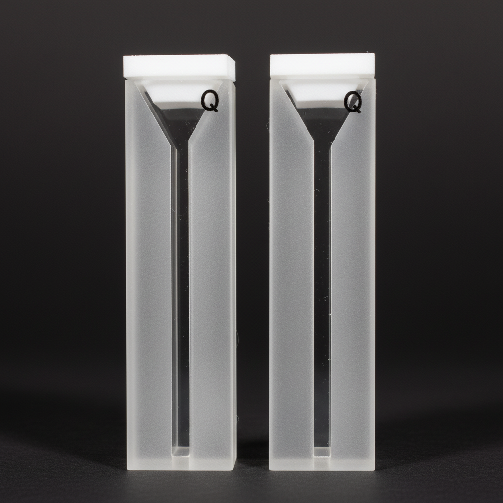 Type 18 Quartz Micro Cuvette with 10 mm Path Length