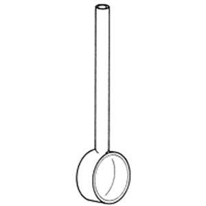 Type 37 Glass Cylindrical Cuvette with Long Outlet