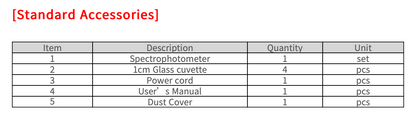 Vision 1041 Visible Spectrophotometer