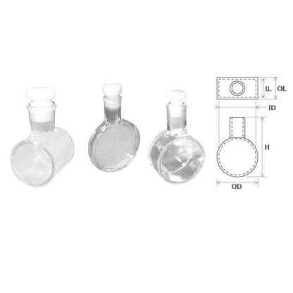 Type 32 Cylindrical Cuvettes Polished on 2 sides 【Glass，Quartz，Infrasil】