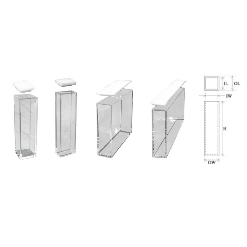 Type 3 Fluorimeter Cuvettes Polished on all 4 sides 【Glass，Quartz，Infrasil】