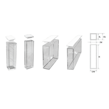 Type 3 Fluorimeter Cuvettes Polished on all 4 sides 【Glass，Quartz，Infrasil】
