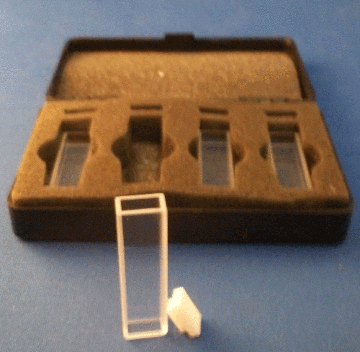Type 3 Glass Fluorimeter Cuvette with 5 mm Path Length