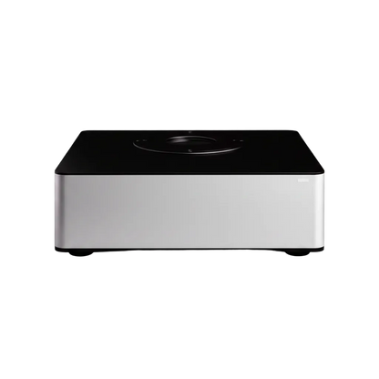 A desktop scientific instrument, specifically a Perkin Elmer ASC1800 spectrophotometer, featuring a silver aluminum body, a black top lid, and green text and logo accents.