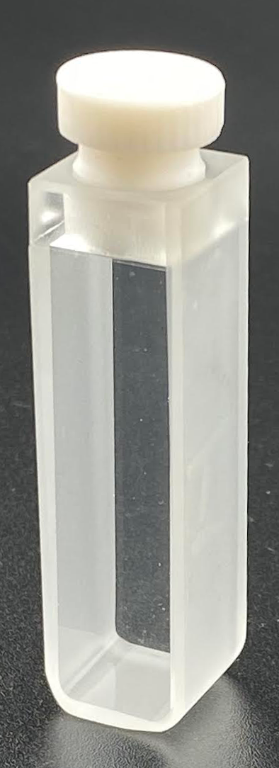 Type 21 Glass Cuvette with 10 mm Path Length & Stopper